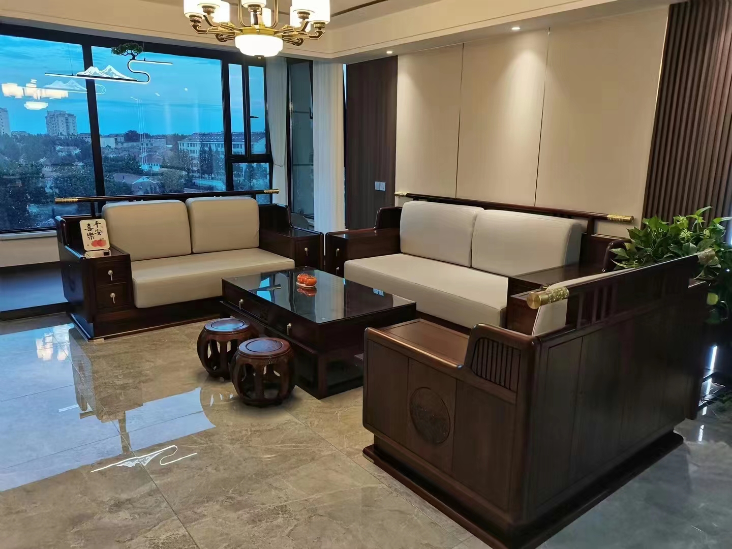 龍旺華庭 119m2 新中式 在施工地