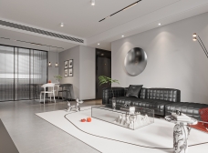 中央壹品 120m2 現(xiàn)代簡(jiǎn)約風(fēng)格案例