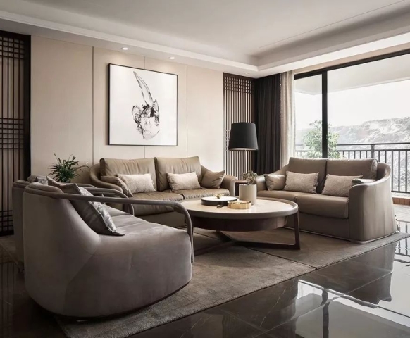 卓越天元 240m2 新中式效果圖